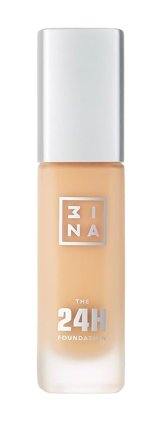 3INA The 24H Foundation 624-24H Long-Wearing Formula - Medium To High Buildable Coverage - Smooth Matte Finish - Expanded Shade Selection - Waterproof, Cruelty Free, Vegan Makeup - 1.01 Oz-VivaGrace Women