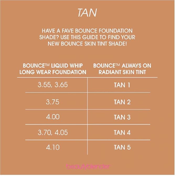 Beautyblender 12-Hour Always on Radiant Skin Tint, Breathable Serum Foundation Stays Put for All Day Long Wear, Infused with Hyaluronic Acid & Niacinamide, Tan 2-VivaGrace Women