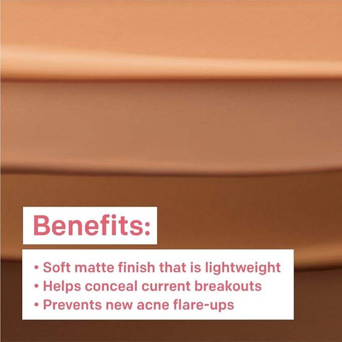 Almay Clear Complexion Makeup, Matte Finish Liquid Foundation with Salicylic Acid, Hypoallergenic, Cruelty Free-Fragrance Free, Dermatologist Tested, 510 Natural Ochre, 1.0 oz-VivaGrace Women