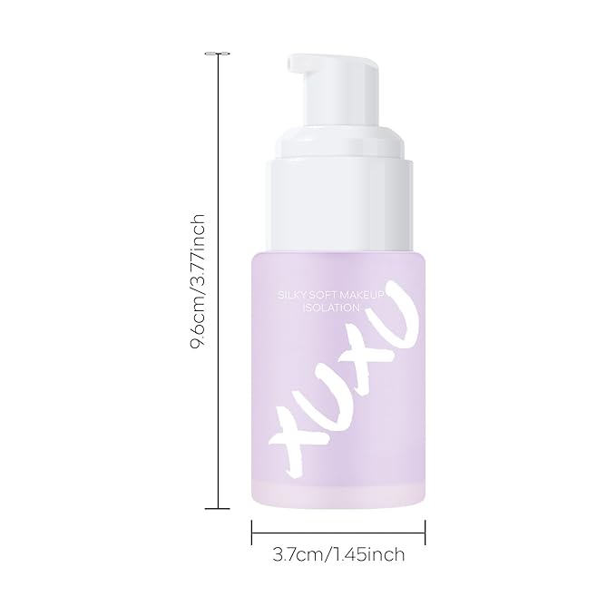 Purple Color Correcting Makeup Primer, Tinted Face Primer Moisturizer Neutralize Skin Tone Brighten Blur Pores Hydrate Makeup Pore Primer Base Tone Correct- Dream Purple 30ML-VivaGrace Women