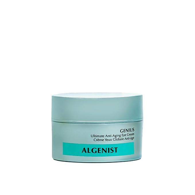 Algenist GENIUS Ultimate Anti-Aging Eye Cream - Firming Under Eye Cream with Vegan Collagen + Microalgae Oil - Helps to Visibly Plump, Smooth and Restore Radiance To Delicate Eye Area (15ml)-VivaGrace Women