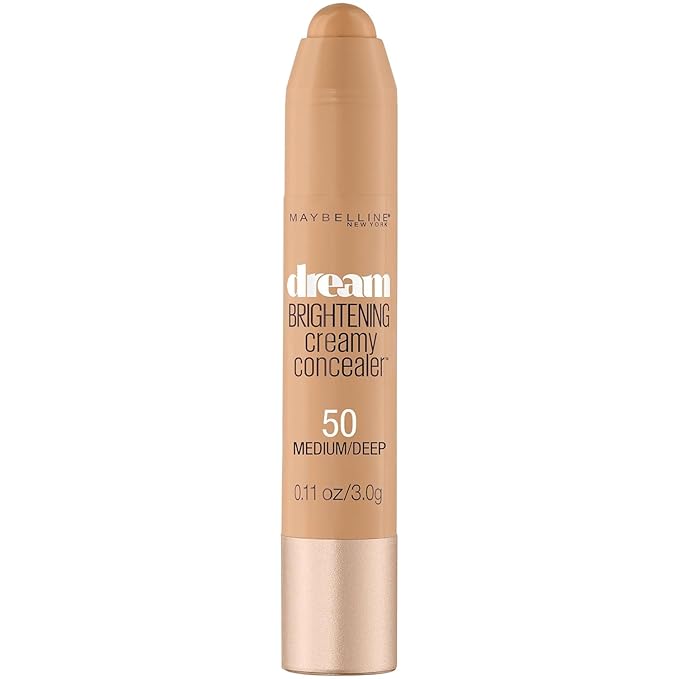 Maybelline New York Dream Brightening Creamy Concealer, Medium/Deep, 0.11 oz.-VivaGrace Women