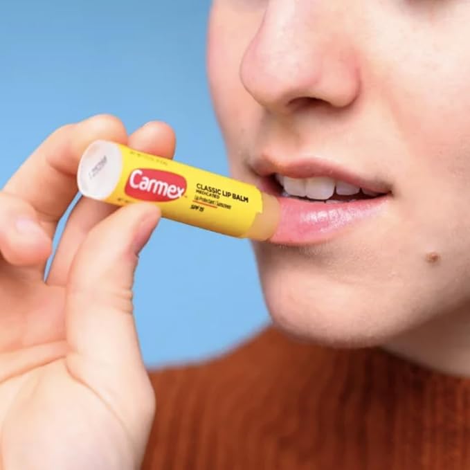Carmex Everyday Protecting Lip Balm Stick, Original SPF 15, 0.15 ounces (Pack of 10)-VivaGrace Women