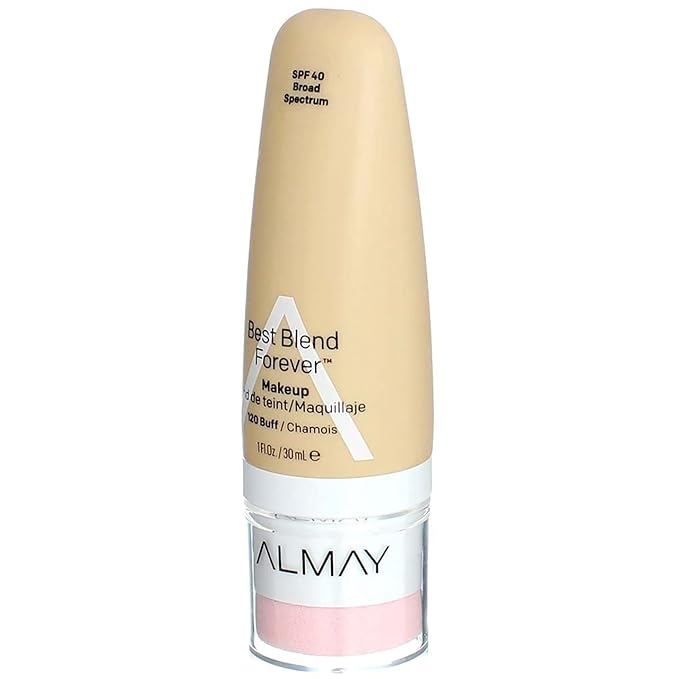 Almay Best Blend Forever Foundation, Buff, 1 fl. oz., SPF 40 Broad Spectrum-VivaGrace Women