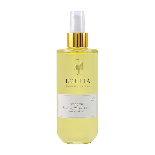 LOLLIA Imagine Dry Body Oil, 6.8 Fl. Oz. – Flowering Willow & Lotus – Women’s, Scented, Moisturizing, Dry Body Oil for Women, For All Skin Types-VivaGrace Women