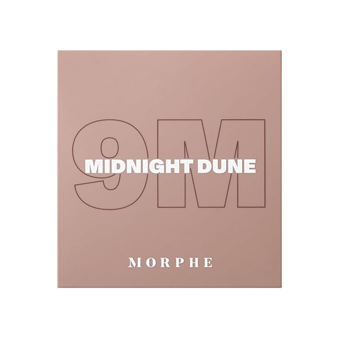 Morphe 9M Midnight Dune Artistry Palette - Cool-Toned Makeup Palette with Matte and Shimmer Finishes - Highly Pigmented Eye Makeup with a Blendable & Buildable Formula (0.35 oz)-VivaGrace Women