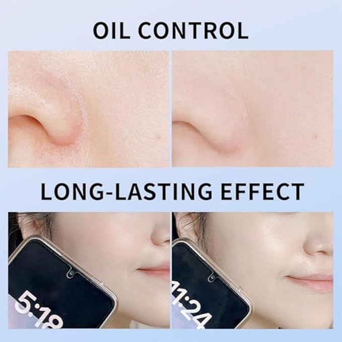 Oil Control Face Pressed Powder, Matte and Smooth Translucent Powder Setting Powder Makeup, Waterproof Long Lasting Finishing Face Powder, Cruelty-free (#03 DARK)-VivaGrace Women