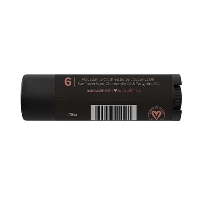 Natural Lip Butter Lip Balm - Blossom - Pure Enough to Eat - Made With Just 6 Vegan Ingredients - Moisturizing Lip Care for All Day Hydration (Single)-VivaGrace Women