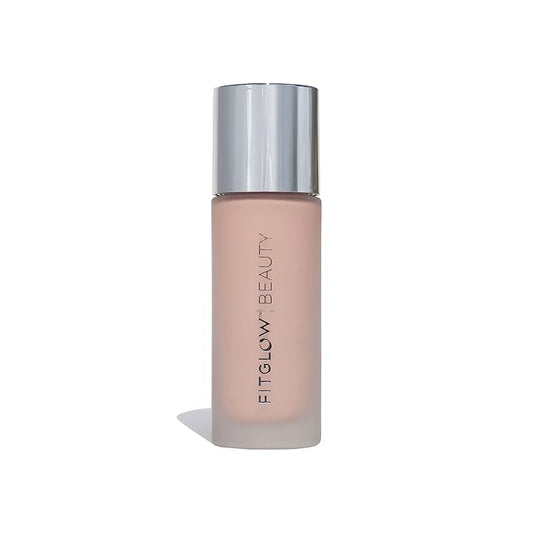 Fitglow Beauty - Natural Foundation+ Photo-Filtering Foundation | Vegan, Woman-Owned Clean Beauty (F2.5 - Light, Neutral Undertones)-VivaGrace Women