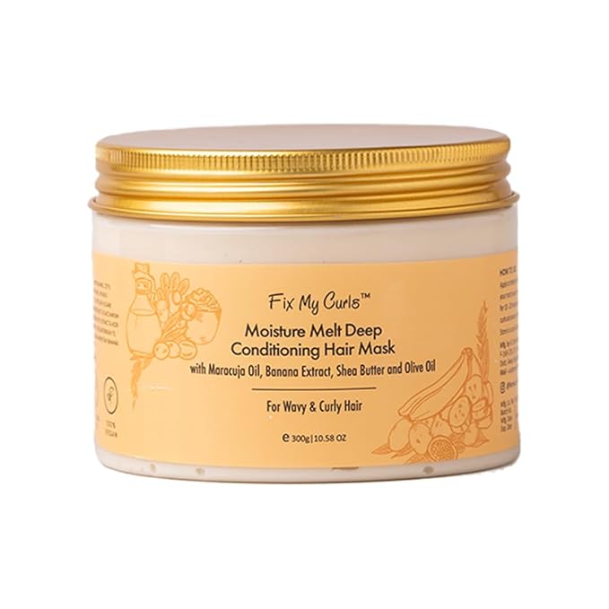 Moisture Melt Deep Conditioning| Hair Mask for Dry, Damaged, and Chemically Treated Hair| 8 Magical Oils, Shea Butter, Vitamins| Pro-Keratin Bond Repair |Weekly Revitalization, (10.5oz)-VivaGrace Women