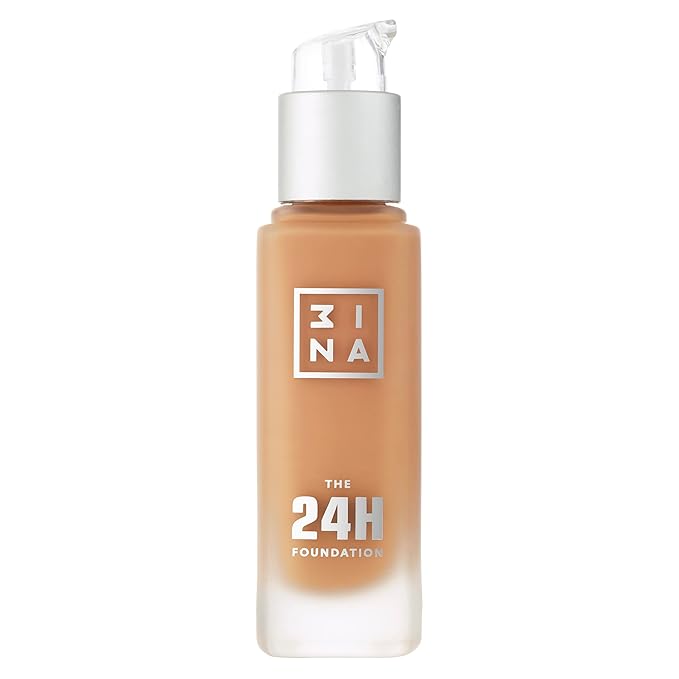 3INA The 24H Foundation 657-24H Long-Wearing Formula - Medium To High Buildable Coverage - Smooth Matte Finish - Expanded Shade Selection - Waterproof, Cruelty Free, Vegan Makeup - 1.01 Oz-VivaGrace Women