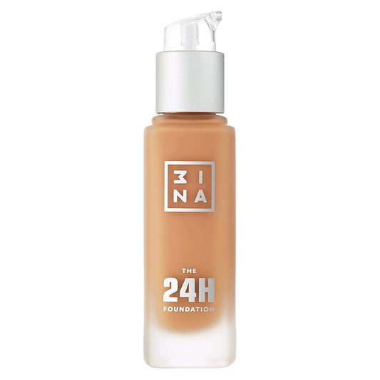 3INA The 24H Foundation 657-24H Long-Wearing Formula - Medium To High Buildable Coverage - Smooth Matte Finish - Expanded Shade Selection - Waterproof, Cruelty Free, Vegan Makeup - 1.01 Oz-VivaGrace Women