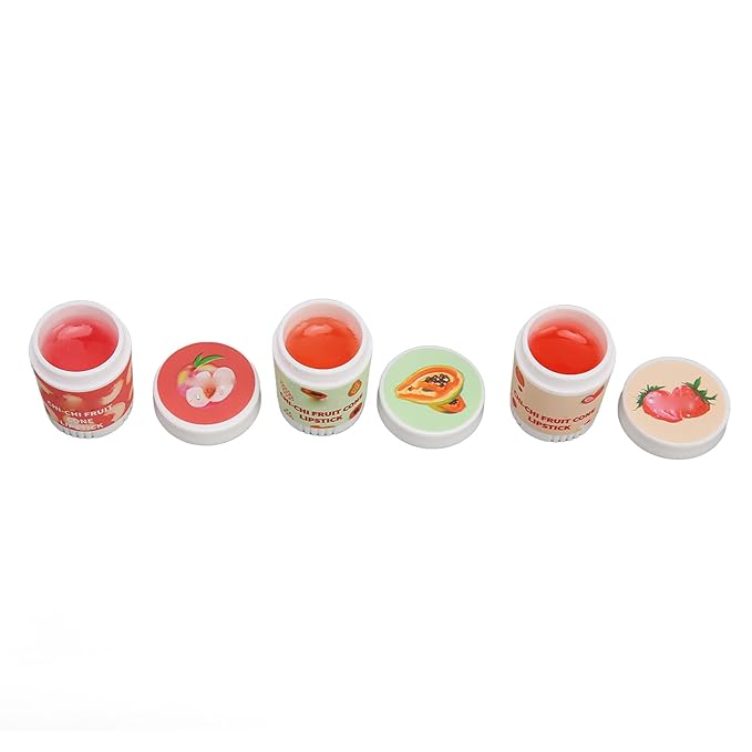 Lip Care Balm, Ice Cream Shape 3 Scent Lip Balm Pot Refreshing for Daily Care-VivaGrace Women