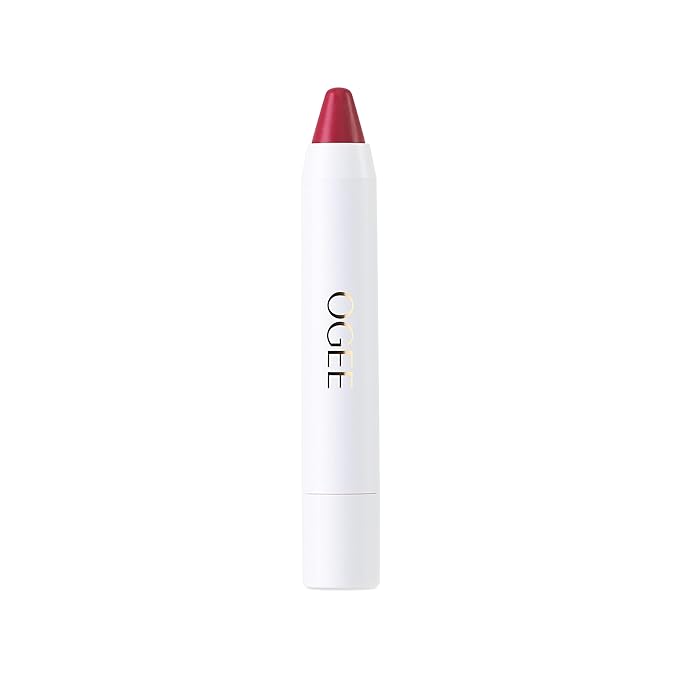 Ogee Tinted Sculpted Lip Oil - Lip Stain Made with 100% Organic Coconut Oil, Jojoba Oil, and Vitamin E - Best as Lip Balm, Lip Color or Lip Treatment - PETUNIA (Sheer Blush)-VivaGrace Women