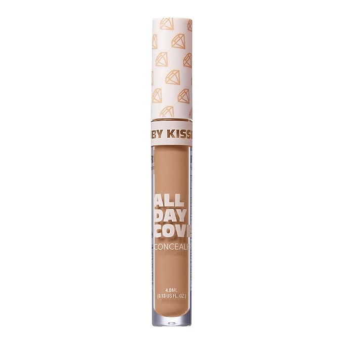 Ruby Kisses All Day Concealer Lightweight Full Coverage Multi-Use Concealer 0.13 Fl Oz (Creamy Beige)-VivaGrace Women