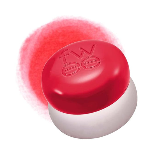 Lip&Cheek Blurry Pudding Pot | Reddish Moment - D-Day | Makeup Blush, Buildable Lightweight, Multi-Use Soft Matte Finish | 5g-VivaGrace Women