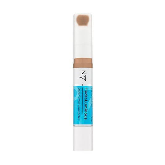 No7 Hydraluminous Concealer - Shade 8.5 - Full-Coverage Under Eye Concealer for Dark Circles with Caffeine & Ceramides - Hydrating & Brightening Concealer for Dark Under Eye Area (3.9ml)-VivaGrace Women