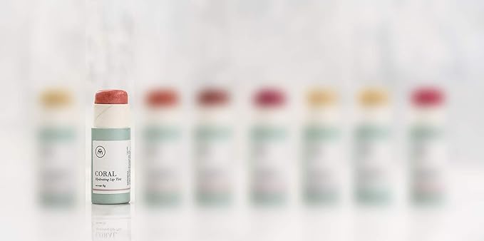 Coconut Matter Lip Balm – Handmade Vegan Coconut Lip Balm with Pink Tint - Hydrating Lip Balm with Natural Coconut Oil, CORAL-VivaGrace Women