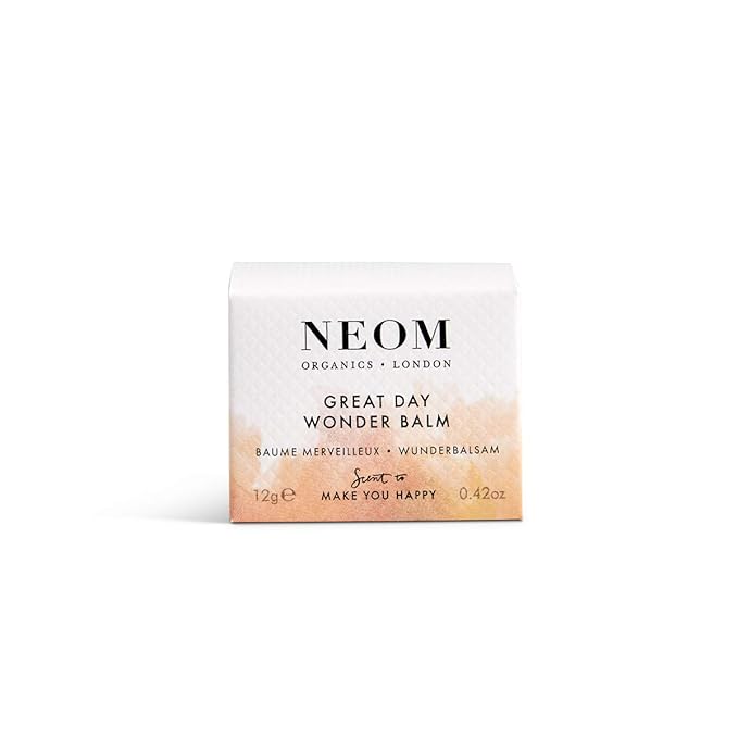 Neom- Great Day Wonder Balm 12g | Skin Soothing Moisture for Skin & Lips | Wild Mint & Mandarin | Almond Oil & Shea Butter | 100% Natural-VivaGrace Women