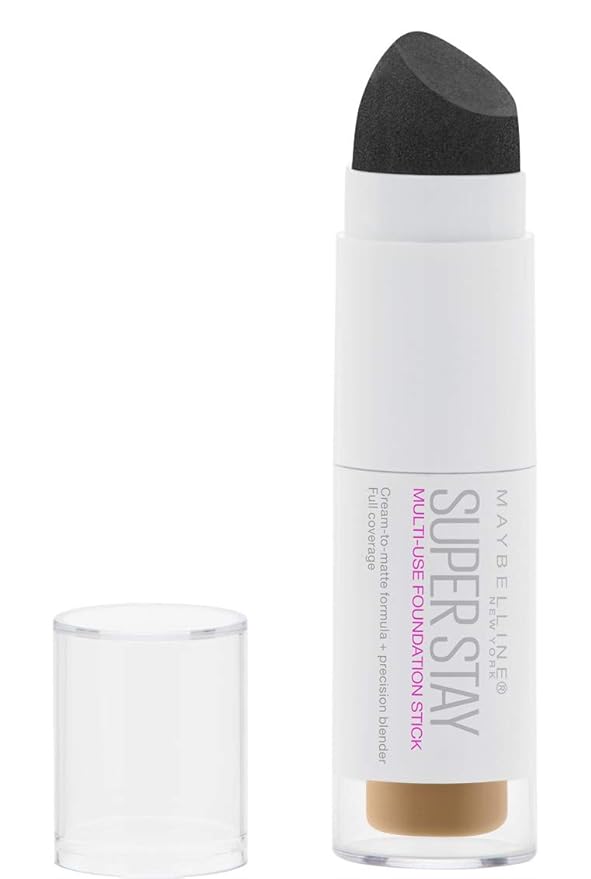 Maybelline New York Super Stay Foundation Stick for Normal To Oily Skin, Warm sun, 0.25 Ounce-VivaGrace Women