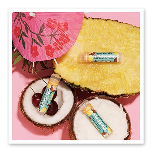 Crazy Rumors Piña Colada Lip Balm. 100% Natural, Vegan, Plant-Based, Made in USA (1-Pack)-VivaGrace Women
