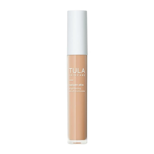 TULA Skin Care Radiant Skin Brightening Serum Concealer - Conceals Dark Circles & Discoloration, Longwearing & Crease-Resistant, Brightens the Appearance of Skin Over Time, Shade 115, 0.18 fl oz.-VivaGrace Women