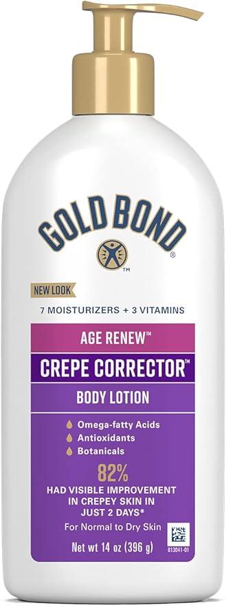 Gold Bond Age Renew Crepe Corrector Body & Face Lotion, Replenishing & Smoothing Formula, 14 oz., Packaging may vary-VivaGrace Women