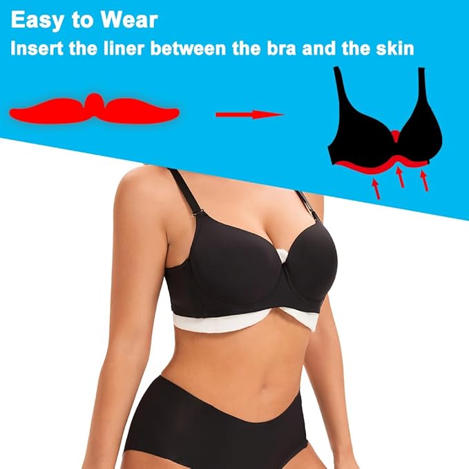 KimYoung Brushed Cotton on Both Sides - Bra Liners for Sweating Rash Breast Sweat Liner Cotton Pads – 6PCS-VivaGrace Women