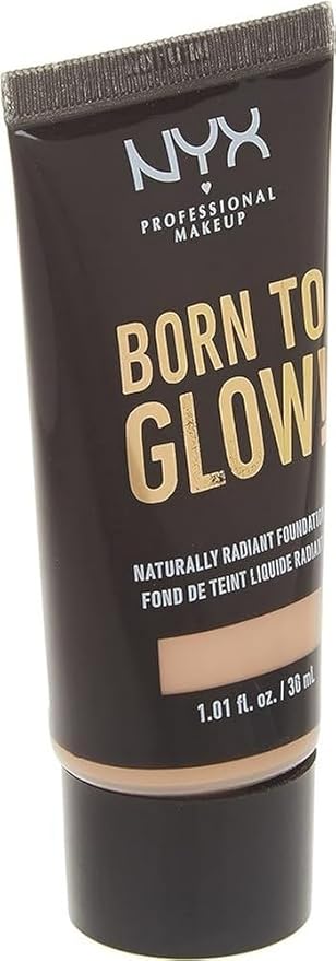 NYX PROFESSIONAL MAKEUP Born To Glow Naturally Radiant Foundation, Medium Coverage - Vanilla-VivaGrace Women
