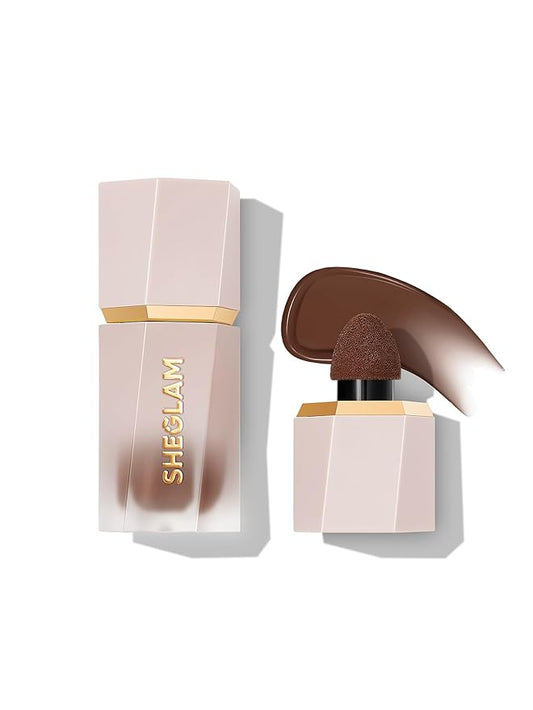 SHEGLAM Sun Sculpt Cool Toned Liquid Contour Stick Long Lasting Cream Bronzer Makeup - Earthy Sepia-VivaGrace Women