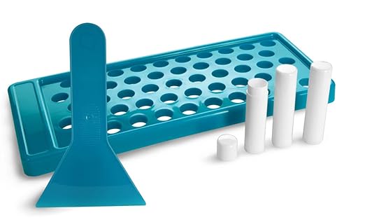DIY Lip Balm Making Kit with Filling Tray, Spatula, and 24 White Lip Balm Tubes with Caps (0.15 oz each) - Make Your Own Lip Balm Set for Crafters or Professionals by SKS Bottle and Packaging, Inc.-VivaGrace Women