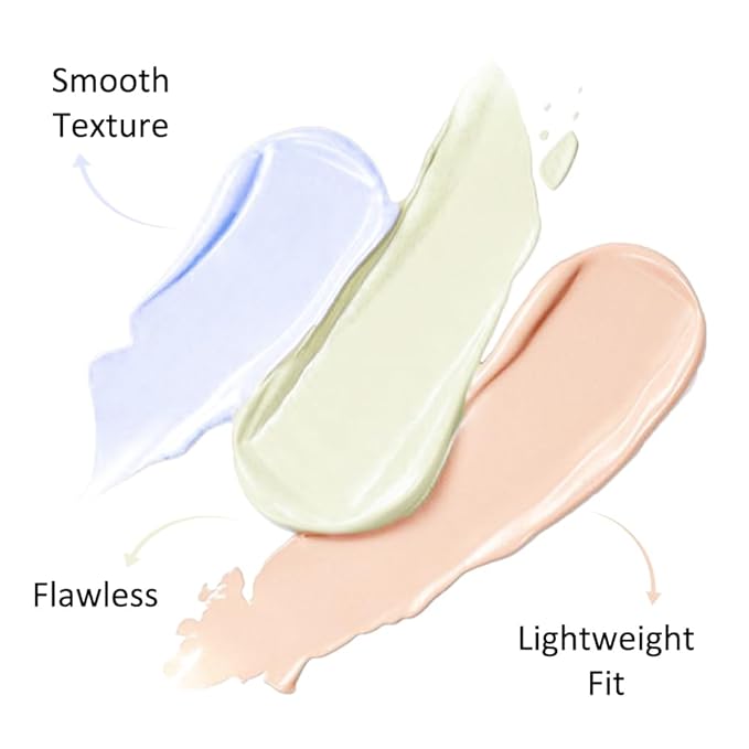 Kaely Tri Color Concealer Pot,Color Correcting Concealer for Dark Circles Spots,3 Color Cream Concealer Full Coverage,Foundation Contour Makeup Palettes,under Eye Brightener corrector de ojeras,02-VivaGrace Women