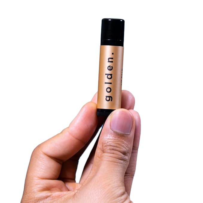 Golden Grooming Co. Lip Balm Set for Men - Soothing & Moisturizing Lip Balms for Dry, Cracked, Chapped Lips - Infused with Aloe Vera & Vitamin E - Vanilla Scent - Pack of 10-VivaGrace Women