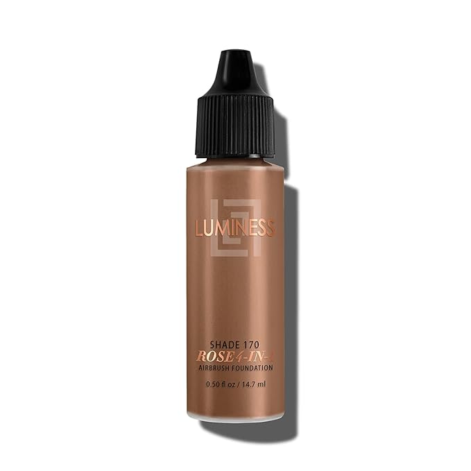 LUMINESS Rose 4-in-1 Airbrush Foundation - Shade 170, 0.50 oz-VivaGrace Women