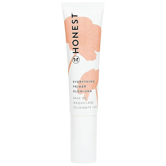 Honest Beauty Everything Glow Primer for All Skin Types | Preps, Brightens, + Hydrates Skin | 2 Types of Hyaluronic Acid, Watermelon + Apple Extracts | EWG Verified, Vegan + Cruelty Free | 1 fl oz-VivaGrace Women