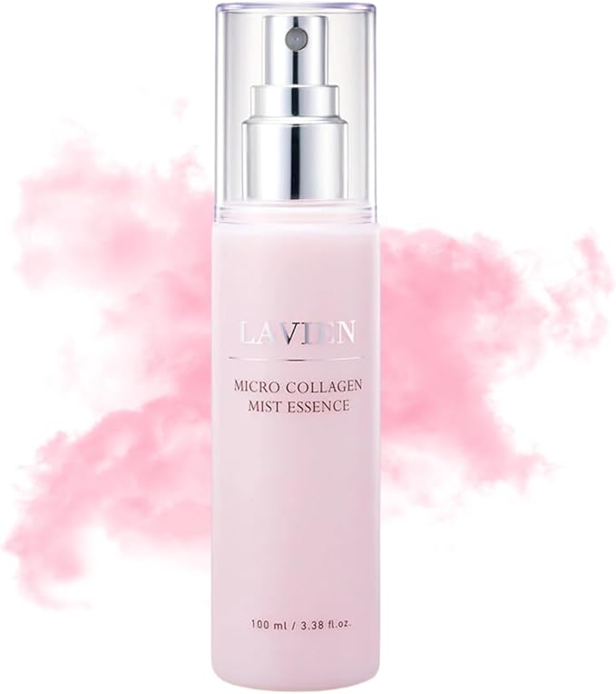 Lavien Micro Collagen Mist Essence - Hydrating Facial Spray, Redness and Smooth Skin - Suitable All Skin Types - 3.38 Fl Oz Bottle-VivaGrace Women