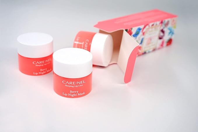 CARENEL Lip Sleeping Mask 5g (Berry 3Set) - Lip gloss Cream - Overnight Treatments Lip Balm-VivaGrace Women