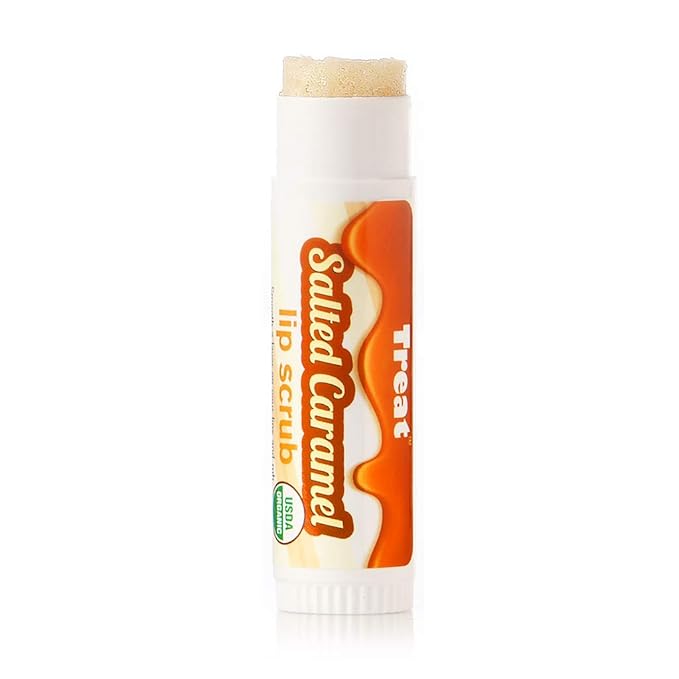 TREAT© Jumbo Lip Scrub - Salted Caramel, Organic & Cruelty Free (.50 OZ)-VivaGrace Women