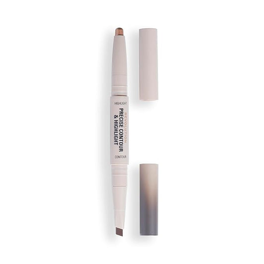 Revolution Beauty, Precise Contour & Highlight Stick, All-In-One Face Makeup Product, Highly Blendable with Matte Finish, Vegan & Cruelty-Free, Light-VivaGrace Women