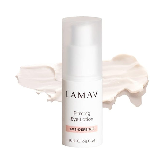 LAMAV Firming Eye Lotion - 7 Potent Actives, Anti-wrinkle Properties, Increases Skin Firmness, Anti-Aging Eye Cream, Cruelty-Free, Reduces Dark Circles-VivaGrace Women