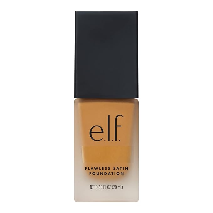 e.l.f. Flawless Finish Foundation, Lightweight & Medium Coverage, Semi-Matte Finish, Almond, 0.68 Fl Oz (20mL)-VivaGrace Women