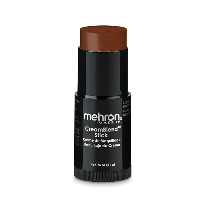 Mehron CreamBlend Stick | Face & Body Paint - Foundation Cream Makeup - Perfect for Halloween - .75 oz (21 g) - Light Cocoa-VivaGrace Women