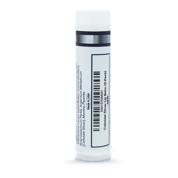 Colloidal Silver Peppermint Lip Balm (1)-VivaGrace Women
