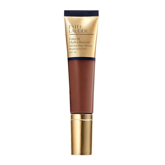 Estée Lauder Futurist Hydra Rescue Moisturizing Foundation SPF 45, 12 Hour Glow, 1.2 oz., 7N2 Rich Amber-VivaGrace Women