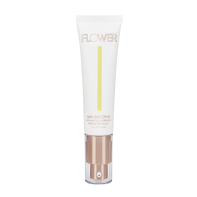 FLOWER BEAUTY By Drew Barrymore Skin Smoothie Radiant Glow Primer - Natural + Radiant Finish - Weightless Texture - Antioxidant-Rich + Silky Finish-VivaGrace Women