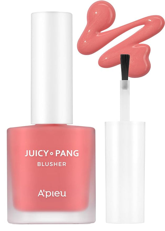 A'PIEU JUICY-PANG WATER BLUSHER (PK04 - Dewey Grapefruit Pearl) Korean Liquid Blush For Cheeks K Beauty Makeup-VivaGrace Women