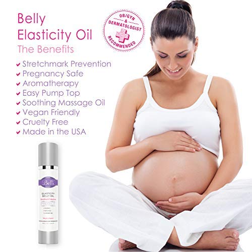 Belli Pregnancy Stretch Mark Belly Oil: 3.8 Ounces of Essential Maternity Skin Care with Vitamin E for Healthy Skin, Scar Protection, and OB-GYN, Dermatologist Recommended-VivaGrace Women