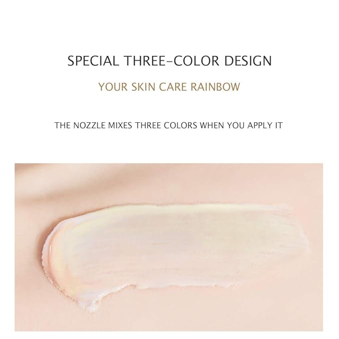Contour Multi-Color Pink Green Purple Isolation Waterproof Natural Makeup Protection Hydration Oil Balance Moisturizing 40g-VivaGrace Women