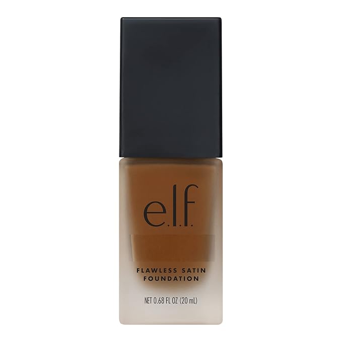 e.l.f. Flawless Finish Foundation, Lightweight & Medium Coverage, Semi-Matte Finish, Nutmeg, 0.68 Fl Oz (20mL)-VivaGrace Women