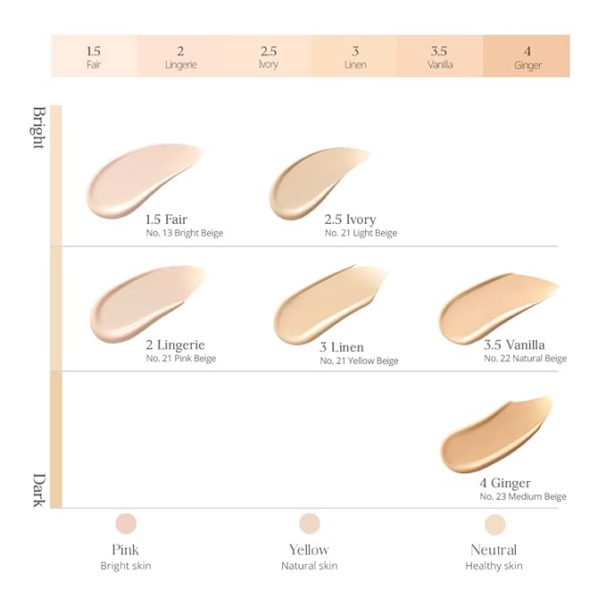CLIO Kill Cover The New Founwear Cushion Refill Included (15g*2, 2 LINGERIE)-VivaGrace Women
